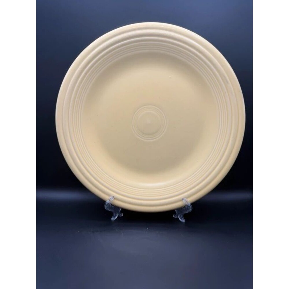 Fiesta Ivory 10.5” Dinner Plate Homer Laughlin Fiestaware Lead Free USA